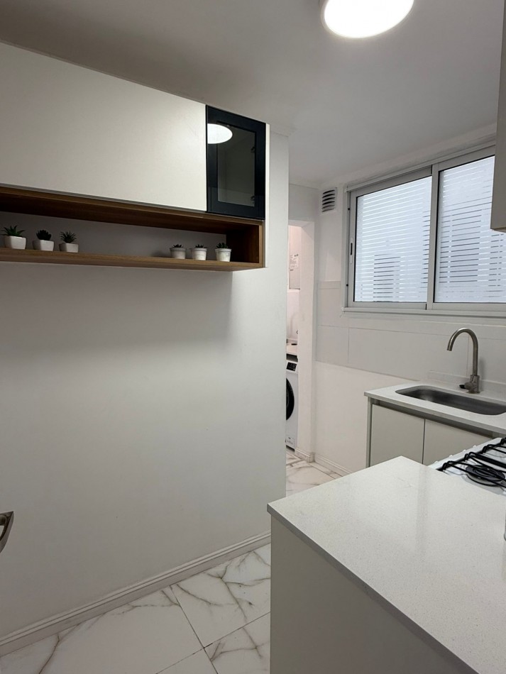 3 amb + escritorio- balcon- Reciclado amoblado-MDP