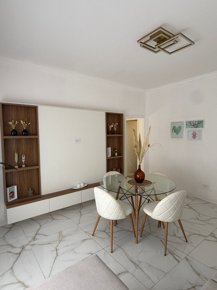 3 amb + escritorio- balcon- Reciclado amoblado-MDP