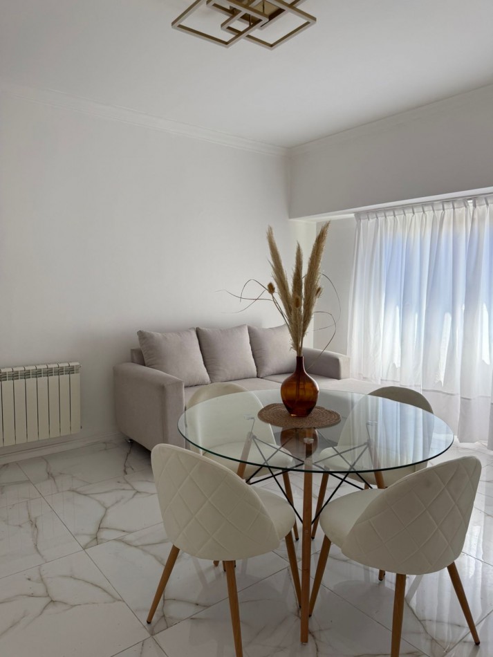 3 amb + escritorio- balcon- Reciclado amoblado-MDP