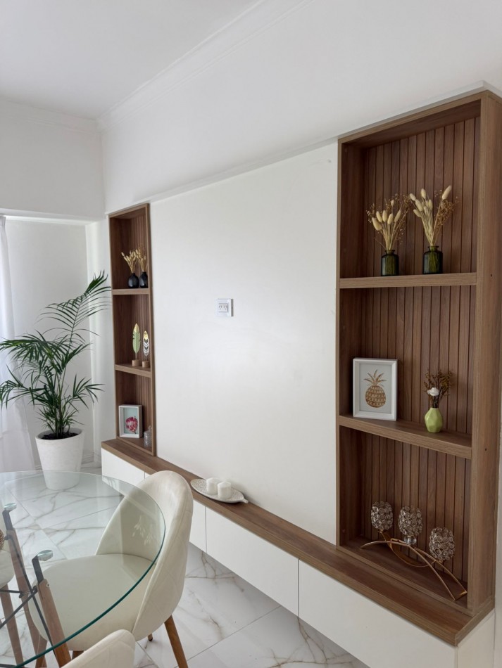 3 amb + escritorio- balcon- Reciclado amoblado-MDP