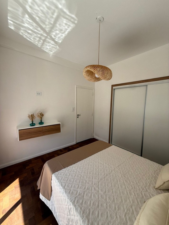 3 amb + escritorio- balcon- Reciclado amoblado-MDP